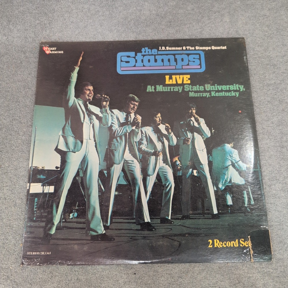 J.D. Sumner & The Stamps Quartet Live At Murray State University 2 LP Vinyl 1975 - Picture 1 of 2
